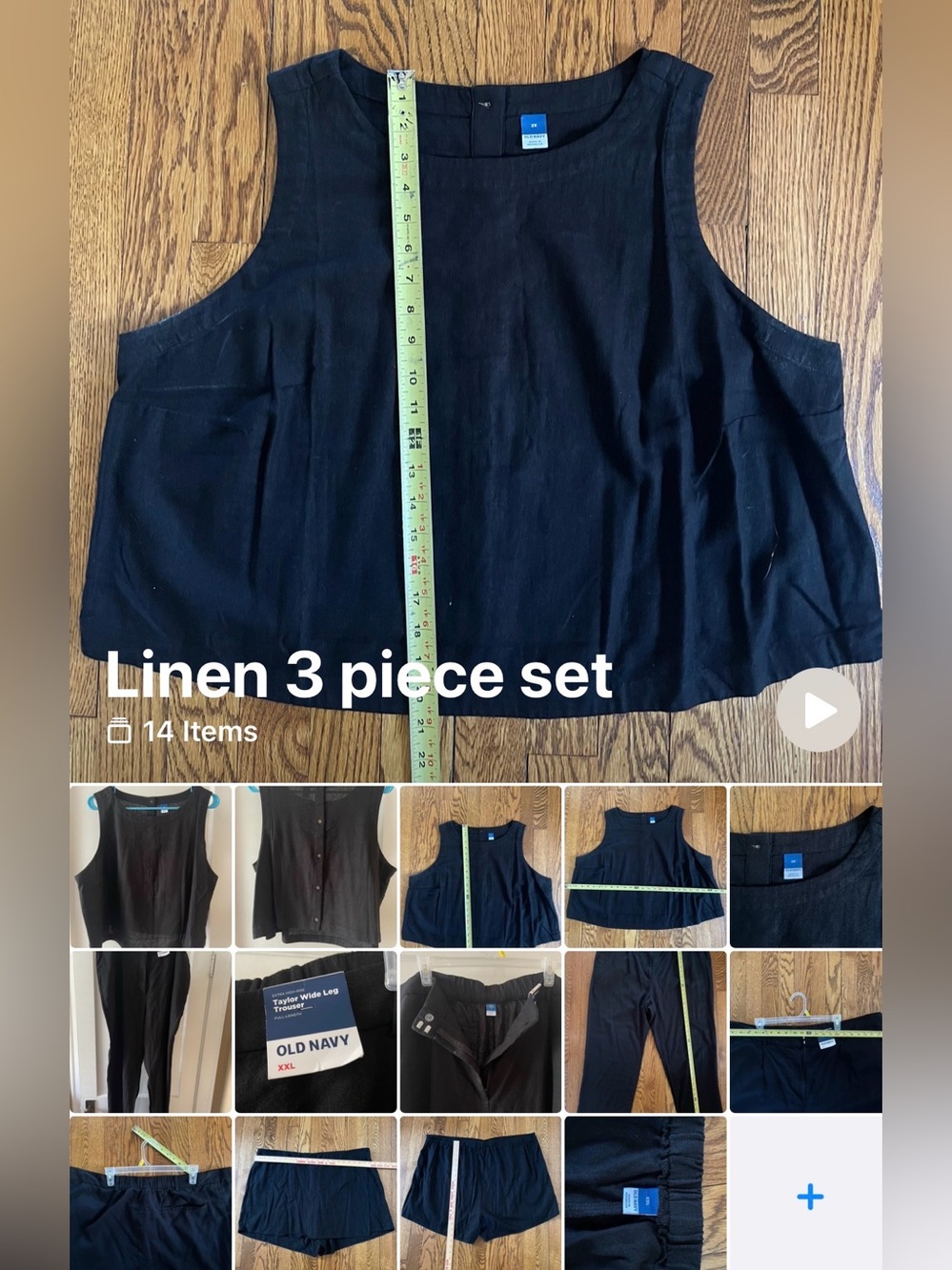 Old Navy Linen 3 Piece Set